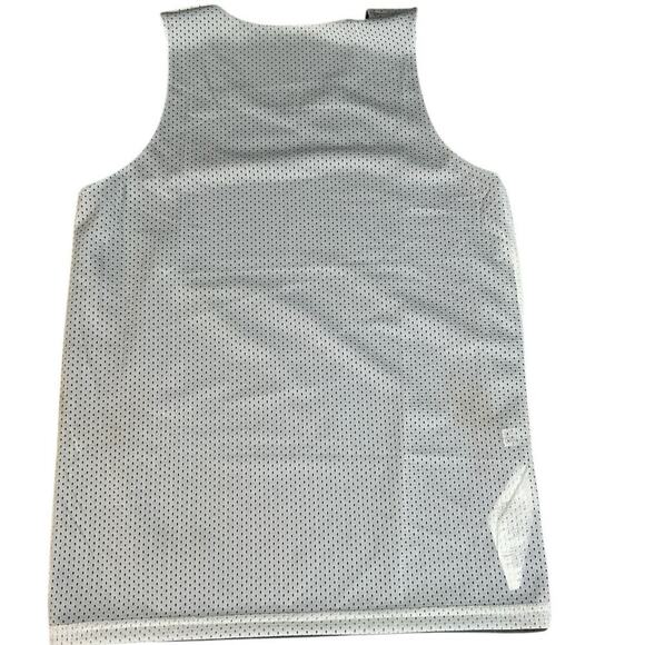Under Armour UA Reversible Mesh Team 2-Ply Basketball Jersey White Gray Y-LG - Picture 4 of 9